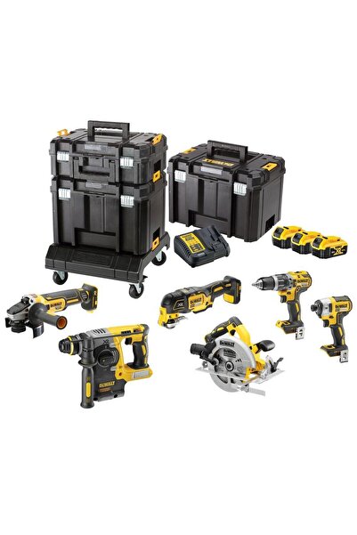 Dewalt DCK685P3T 18V XR Безчетков комплект от 6 инструмента, 3 броя 5Ah батер...