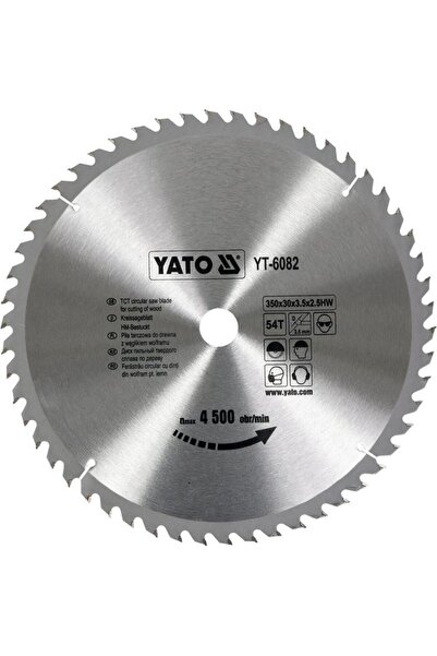 yato Disc circular lemn YT-6082, 350X30X3.5mm, 54 dinti