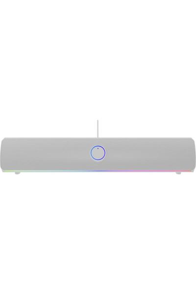 GENIUS Soundbar Genesis Helium 312BT, 10W, Bluetooth, Alb
