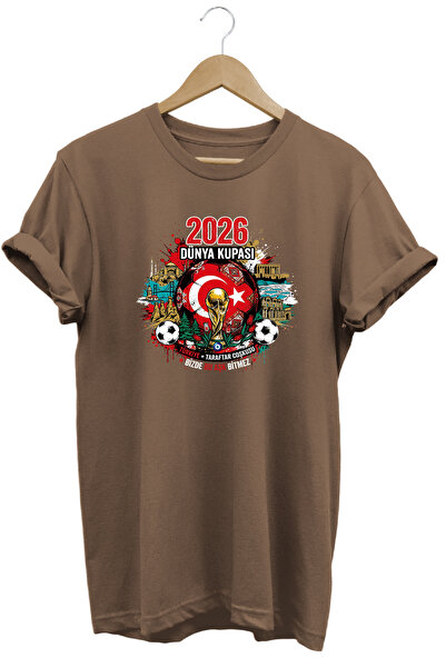WİDİ Unisex Turkey National Team Fan Enthusiasm Special Design T-Shirt