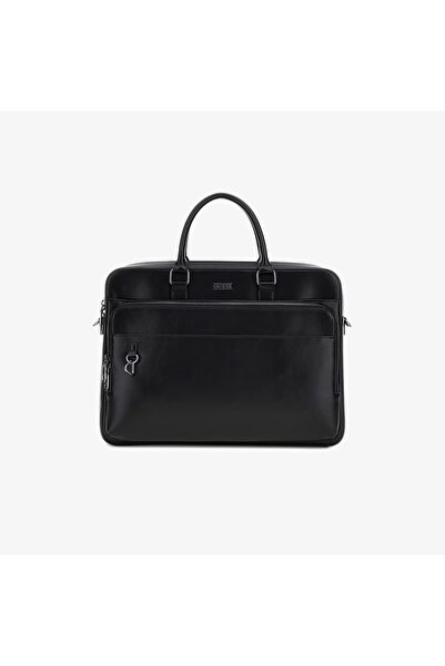 Guess Boston Men's Black Briefcase