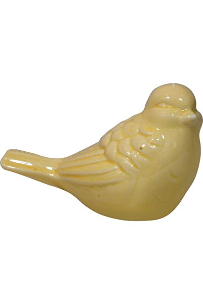 Goliat Figurină decorativă din ceramică - Pasăre verde, cu aspect învechit