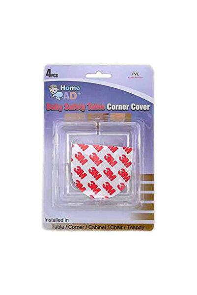 HOMEPRO Home Pro Home Ad+ Pvc Baby Safety Table Corner Cover 4-Pieces, Transp...