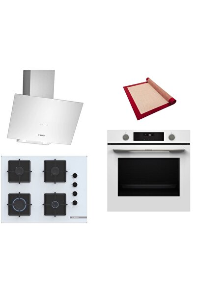 Bosch Beyaz 3 lü Ankastre Set 598 ( HUA736EV0T - POP7C2P31O - DWK64PJ20T ) 67...