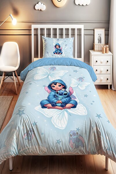 EVPANYA Alien Stitch Patterned Single Baby Kids Duvet Cover Set