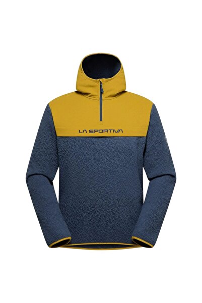 La Sportiva Мъжки поларен суитшърт Guidance Шерпа - Син/Жълт - S