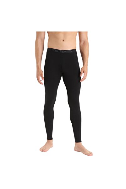 Icebreaker Pantaloni strat de bază Merino bărbați 200 Oasis Thermal-Negru-L