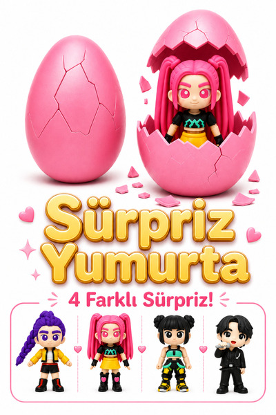GiginGo İblis Avcıları Sürpriz Yumurta 1 Adet - Çatlayan Yumurta İblis Avcıları