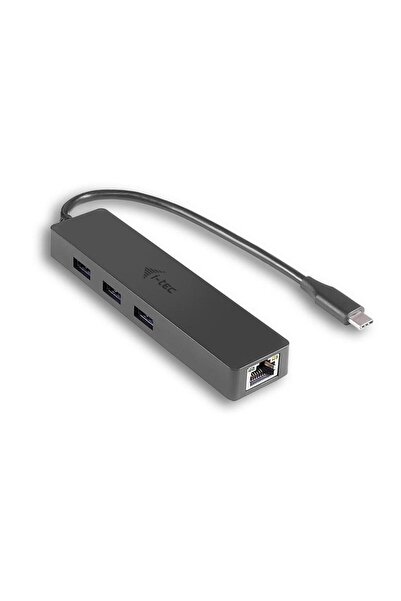 iTec Hub USB I-tec C Slim 3 Gigabit Ethernet USB 3.0 to RJ-45 3x USB 3.0