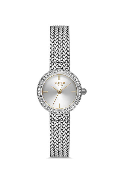 JG. Polo Club Women's Silver Mesh Metal Cord Stone Detailed Wristwatch 2 Year...