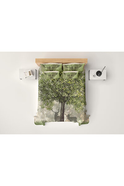 Selime Yeşilyayla Lorien Art Designs Breathe Çift Kişilik Yatak Örtüsü Takımı