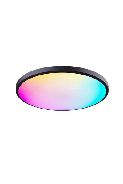 Saharina Plafonieră LED RGBCW neagră: Iluminare personalizată, eficiență ener...
