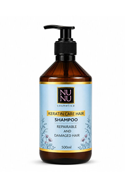 Nunu Cosmetica Sampon NU NU Cosmetica Keratin Care pentru păr deteriorat, 500 ml