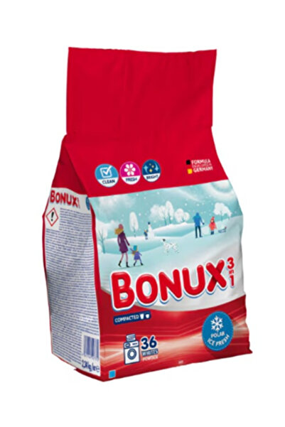 Bonux Detergent automat 3 in 1 Ice Fresg, 36 spalari, 2340g