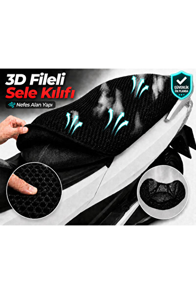 Vi Caro Husa scaun motocicleta Mondial Ritmica 110 Husa scaun din plasa 3D Pr...