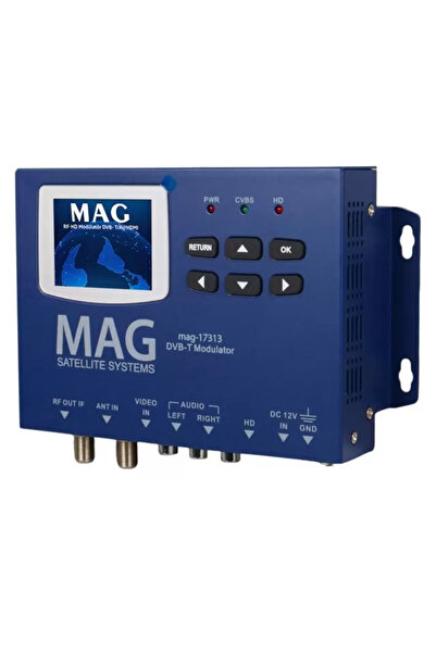Genel Markalar Mag Mg-17313 Lcd Ekranlı Hd-Rf Converter Full Hd Dvb-T Encoder...
