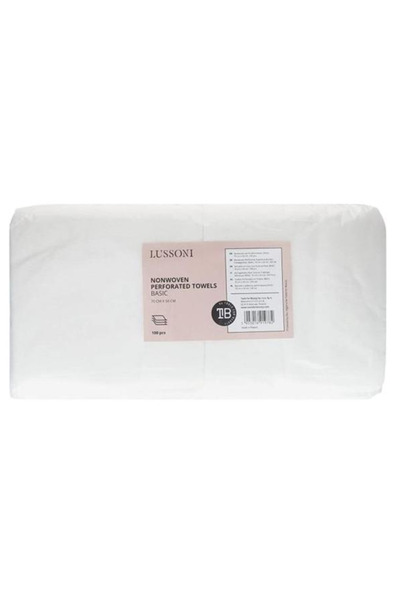 Lussoni Еднократни нетъкани перфорирани кърпи Базови, 100 бр.