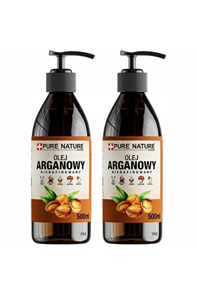 CHOSA Ulei de Argan, Pure , 2x0.5l, Presat la Rece, Nerafinat, cu Dozator, pe...