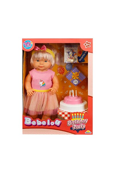 Dollz'n More Set papusa Bebelou cu fusta roz, Dollz n More, 40 cm