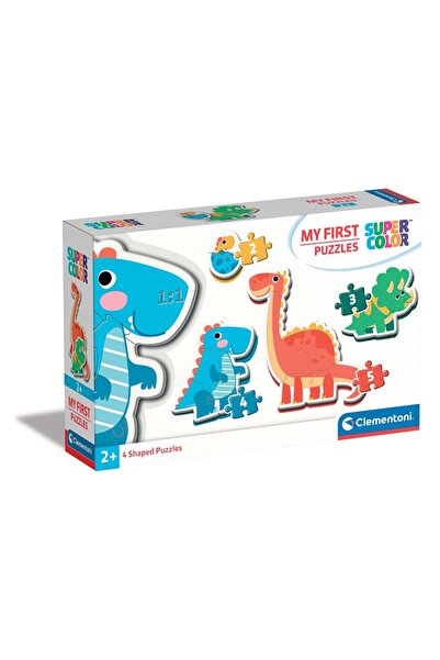 CLEMENTONI Primele mele puzzeluri, Clementoni, Dinozauri, 2, 3, 4 si 5 piese