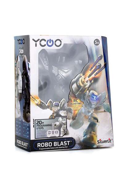 Silverlit Robot interactiv, Silverlit, Ycoo, Robo Blast, Negru