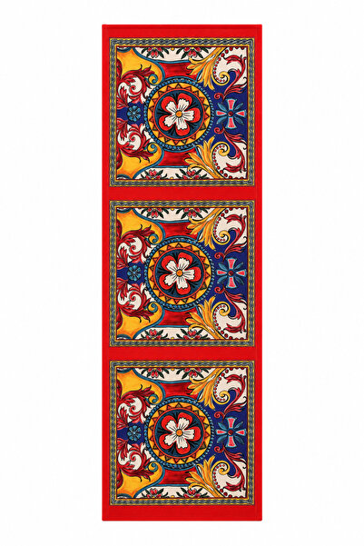 Eys Babyface Fabric Patterned Digital Print Table Runner 40X140 cm Lined