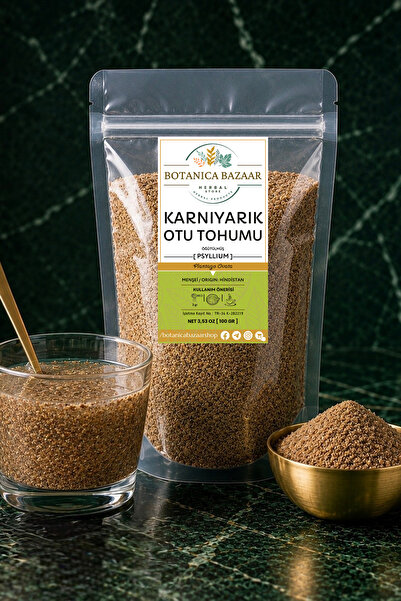 Botanica Bazaar Yüksek Lifli Doğal Öğütülmüş Karnıyarık Otu Tohumu Tozu 100 g...