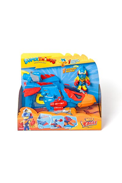 SuperThings Set figurina cu vehicul, SuperThings, Wild Eagle