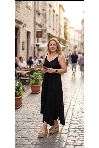 FIRFIR MODA SALAŞ VİSKON ELBİSE