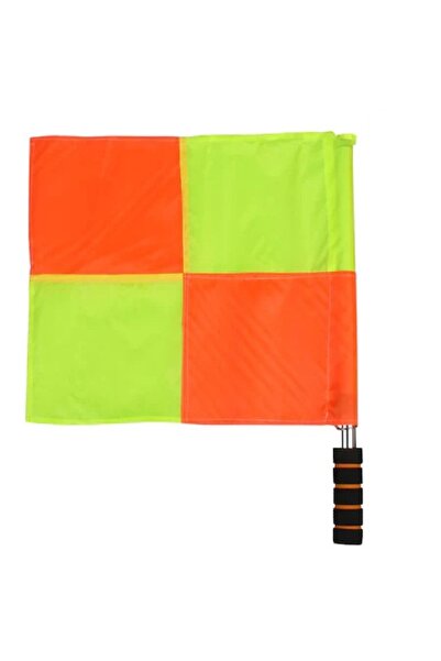 Korbi Set de doua steaguri de arbitru de fotbal, dimensiuni 330 x 410 mm, por...