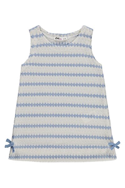 Civil Girls Dress with Bow for 2-5 Years Old - Blue