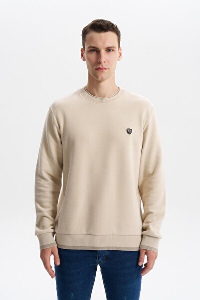 Arma Ar-Ma Men's Crew Neck Sweatshirt Basic Without Print Without Pockets Kni...