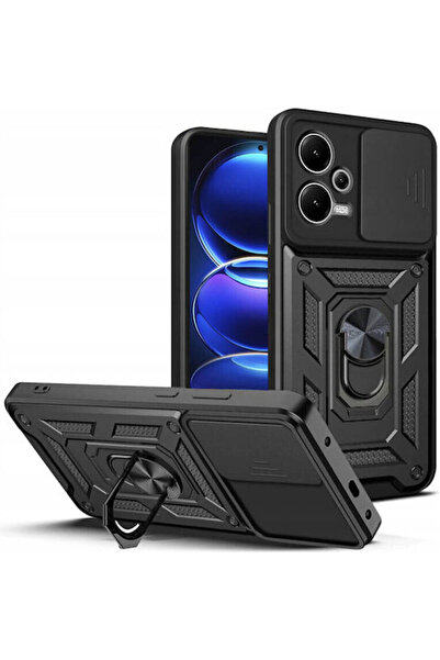 Techsuit Camshield Πίσω Κάλυμμα Πλαστικό / Σιλικόνης Μαύρο (Redmi Note 12 Pro...