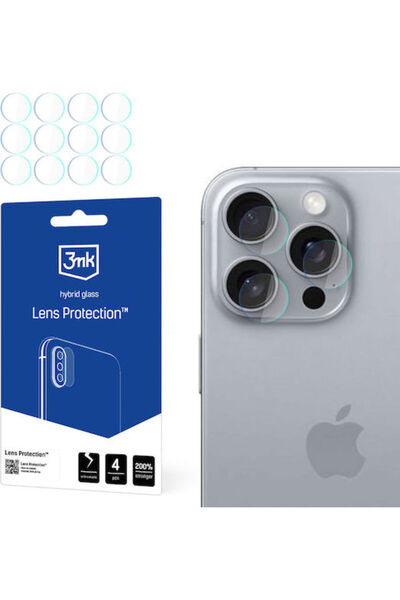 3MK Διαφανής Μεμβράνη Προστασίας Κάμερας για Apple iPhone 16 Pro Max