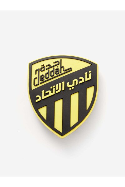 Ittihad مغناطيس بشعار الدرع - أصفر