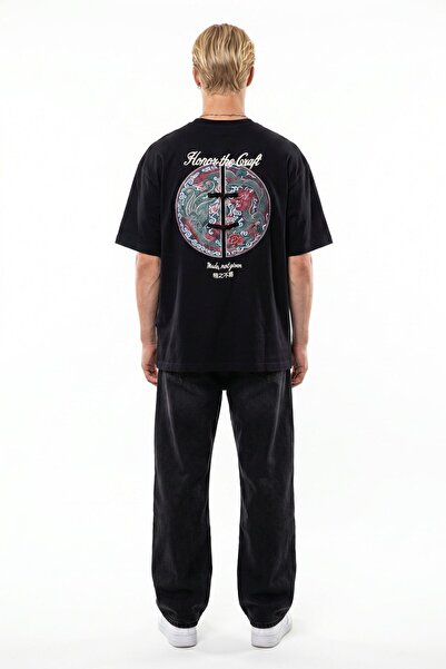 Respire Tricou supradimensionat Craft negru