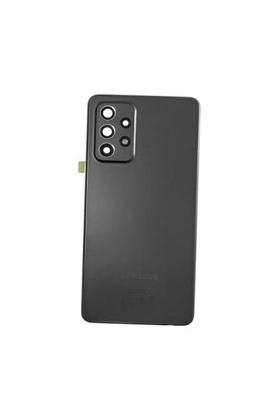 Yedcom Samsung Uyumlu A52S 5G Siyah Uyumlu Kamera Camlı Arka Pil Kapağı Batar...