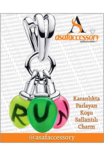 asaf Stranger Things Run Written Balloon Charm |   Asafaccessory