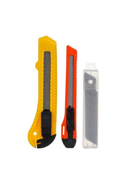 OEM Cutter pentru Lucrări Practice, Metalic, Lamă Rezistentă, 9mm, 18mm