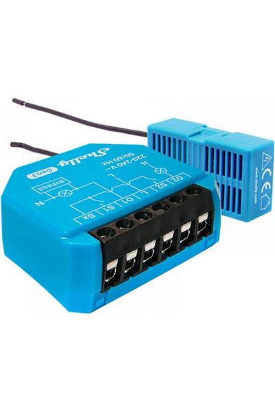 Shelly 2L Gen3 Έξυπνος Διακόπτης 2 Καναλιών Wi-Fi Bluetooth & RF Χωρίς Ουδέτε...
