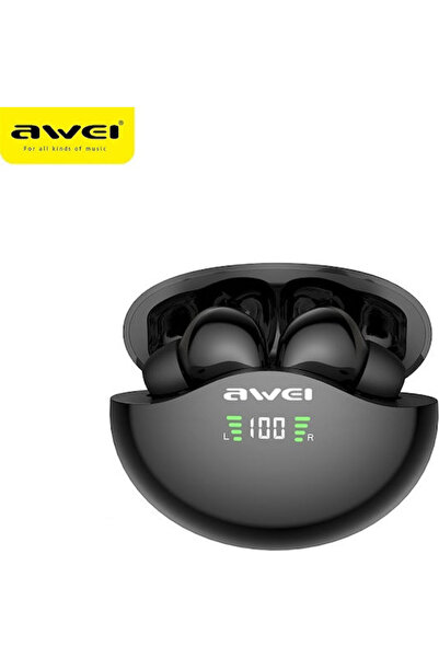 AWEI Căști Bluetooth handsfree intraauriculare T12P cu rezistență la transpir...