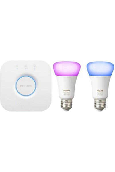Philips Hue Pachet de 2 becuri inteligente LED Philips HUE, generația a 4-a, ...