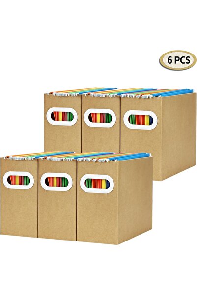 OEM Tschek na documente organizator birou set de 6 bucăți maro A4