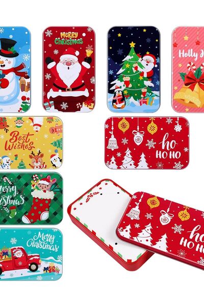 OEM Cutii festive pentru biscuiți cu cadouri 8 bucăți Motiv de Crăciun