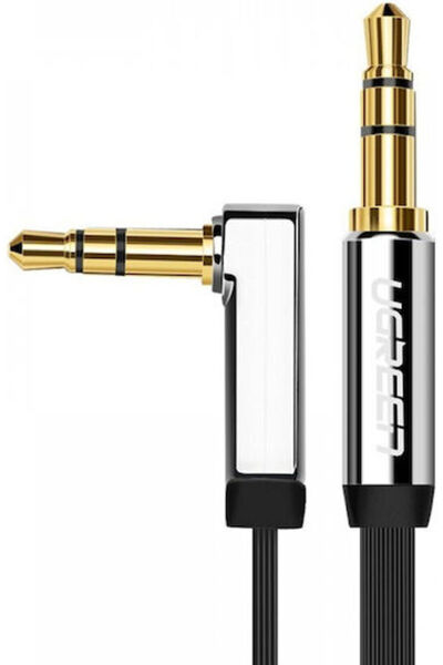 Ugreen Καλώδιο Ήχου 3.5mm Αρσενικό σε 3.5mm Αρσενικό, Ασημί, 5μ, 10729