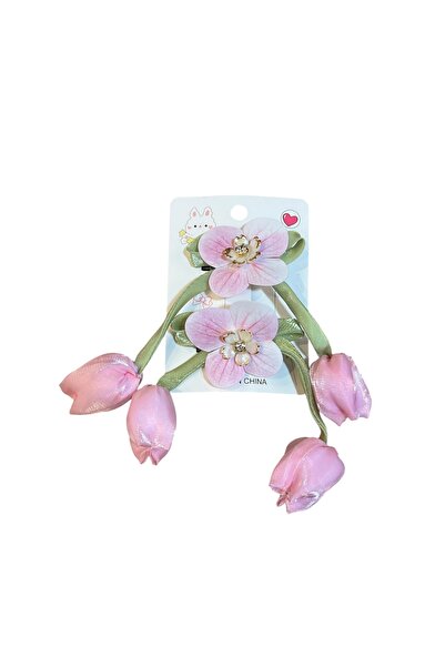 Store Lale Detaylı 2’li Fiyonk Pens Toka