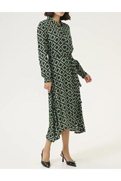 Evendi Medium dress, black/green