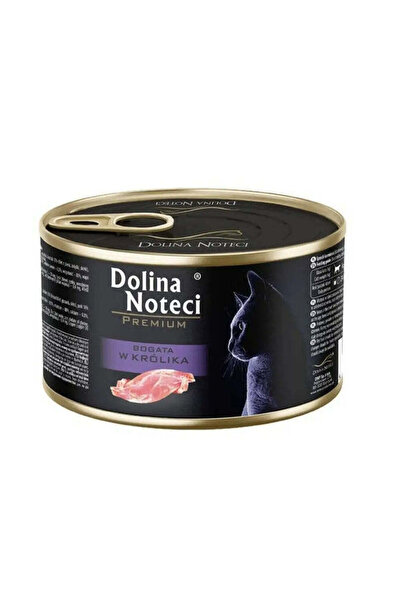 Dolina Noteci Premium Rich in Rabbit - hrană umedă pentru pisici - 24x185g
