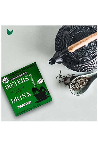 Top Choice Uncle Lee China Green Dieters Tea for Weight Management 30 Count