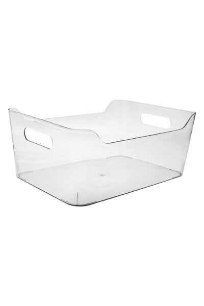 OEM Sheer Plastic Storage Box with Handles 7.5L